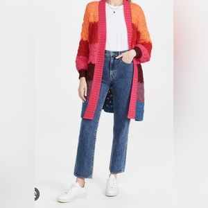 Farm rio striped cardigan S